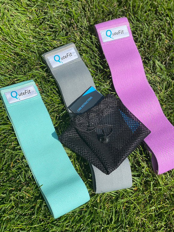 Fabric Resistance bands. Non-slip.