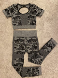 Camo Sports Top & Leggings