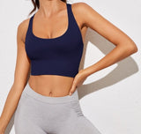 Cut Out Racer Back Sports Bra