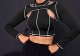 Mock Neck Sports Top