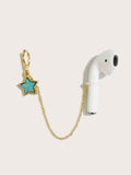 2pc Star Charm Bluetooth Headset Anti-Lost Earrings