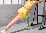 Plus Tie Dye Textured Sports Set