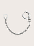 2pc Huggie Hoop Anti-Lost Headset Earrings