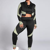 Plus Contrast Panel Sports Set