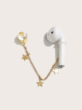 2pc Star Anti-Lost Bluetooth Headset Cuff Earrings